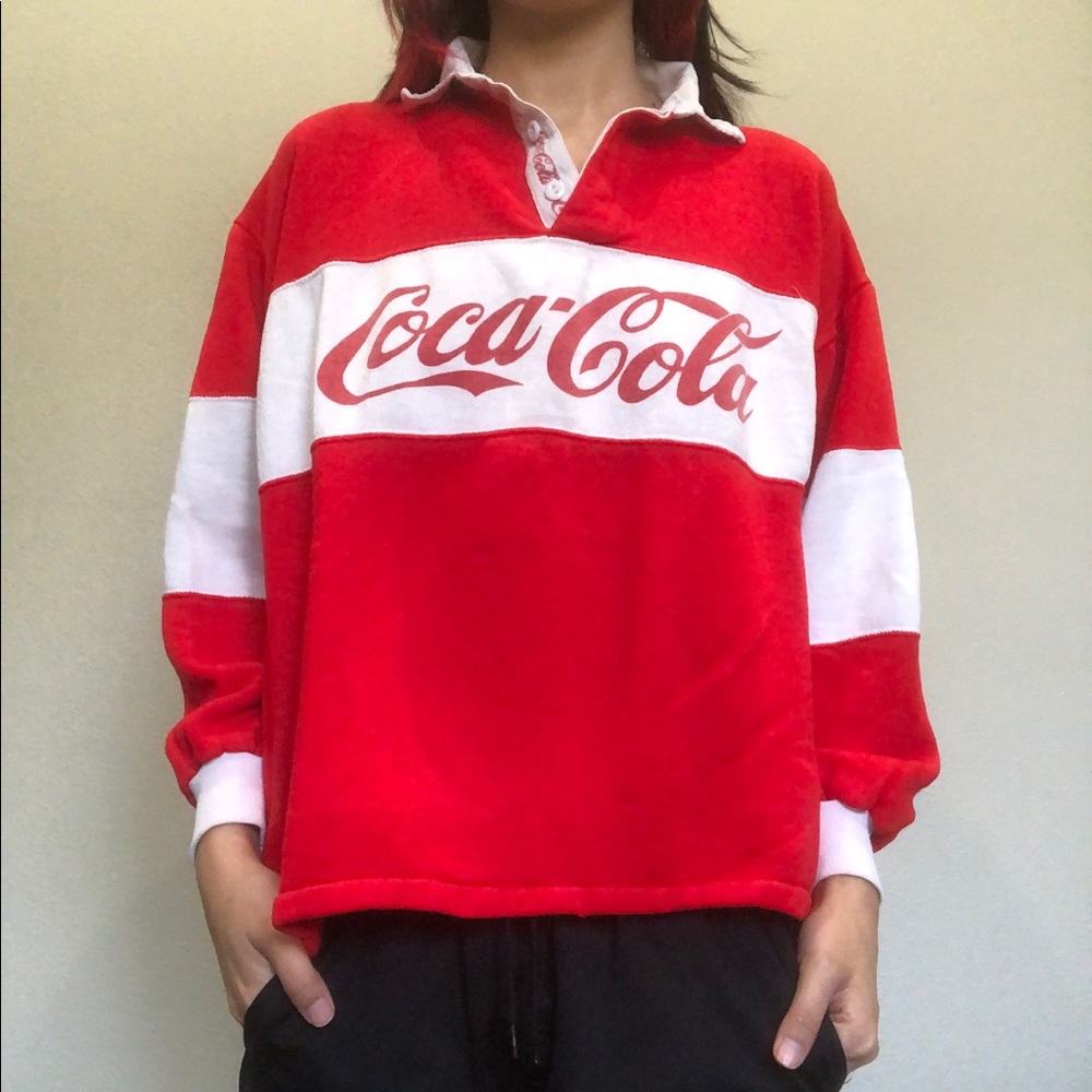 Cola-Cola long sleeve polo